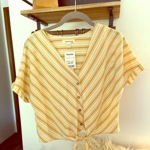 NWT Purple and Yellow Top